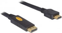 Delock Adapterkabel 3 Meter Hdmi Displayport