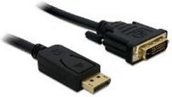DeLock 82593 Kabel Displayport > DVI 24+1 St/St (5,0m)