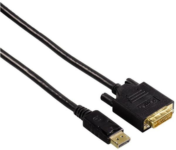 Hama 54593 Adapterkabel DisplayPort Stecker - DVI Stecker (1,80m)