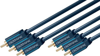 Clicktronic 70424 Casual YUV Komponentenkabel (3,0m)