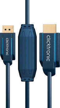 Clicktronic 70721 Casual DisplayPort/HDMI Adapterkabel (3,0m)