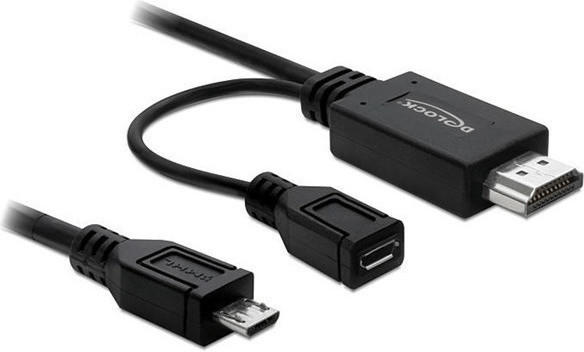 DeLock MHL-Adapter (MHL Stecker zu HDMI Stecker mit Micro USB Buchse) 1,5m  Test | ❗ Angebote ab 26,97 €