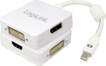 LogiLink Adapter Mini DisplayPort to HDMI/DVI/DisplayPort 3 in 1