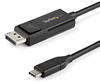 StarTech .com 6.6' (2 m) USB C to DisplayPort 1.2 Cable (0.22 m, DisplayPort), Video