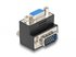 DeLock Adapter VGA Stecker/Buchse 90°gewinkelt (65171)