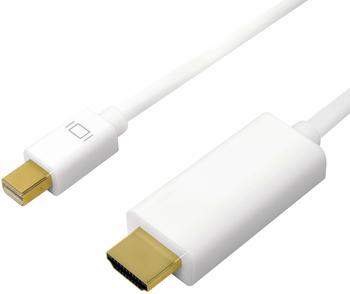 LogiLink Mini DisplayPort Cable V.1.2 (Thunderbolt) to HDMI M/M 2m