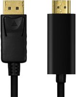 LogiLink Adapterkabel - DisplayPort m&auml;nnlich zu HDMI m&auml;nnlich