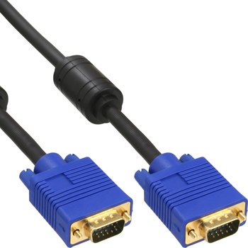 InLine 17805S S-VGA Kabel PREMIUM, InLine®, 15pol HD St/St, schwarz (0,5m)