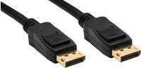 InLine 17102P DisplayPort Kabel, schwarz, vergoldete Kontakte (2,0m)