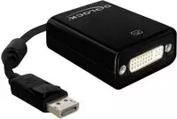 Delock Adapter Pdisplayport(m) -> Dvi-i(f) 29pin 20cm