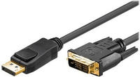 DisplayportTM/dvi-d-adapterkabel 1.2, DisplayportTM-stecker Dvi-d-stecker Dual-link