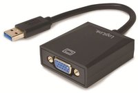 LogiLink UA0231 USB / VGA Adapter [1x USB 3.2 Gen 1 Stecker A (USB 3.0) - 1x