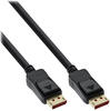 InLine 17255P DisplayPort 1.4 Kabel, 8K4K, schwarz, vergoldete Kontakte, 0,5m
