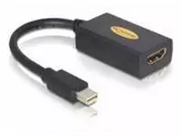 Delock 65099, DeLOCK 65099 Mini-DisplayPort/HDMI Adapter schwarz