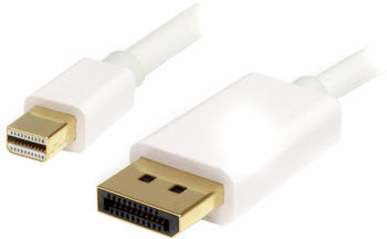 StarTech 2m Mini DisplayPort 1.2 auf DisplayPort Adapterkabel - St/St White (MDP2DPMM2M)