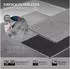 ML-Design Click PVC Bodenbelag 1,54 m²/7 Vinyl-Dielen Hickory Eiche Grau