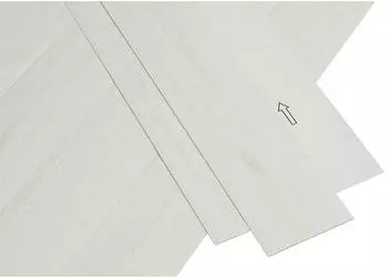 Misento Vinylboden selbstklebend 4,46 m² Eicheoptik Creme-Weiß