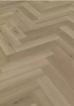 CHECK 5,5 mm Click-Vinyl One Kammerbrühl Oak Herringbone inkl. Trittschall 2,138 m²