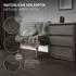 ML-Design Selbstklebende PVC Bodenbelag 6,69m²/48 Vinyl-Dielen Eiche Dunkelgrau