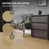 ML-Design Selbstklebende PVC Bodenbelag 8,92 m²/64 Vinyl-Dielen Eiche Natur