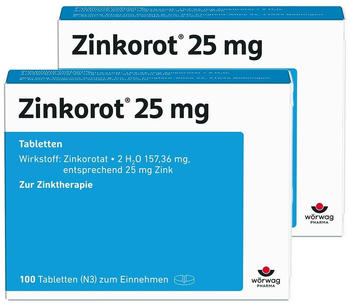 Zinkorot 25 Tabletten (2x100 Stk.)