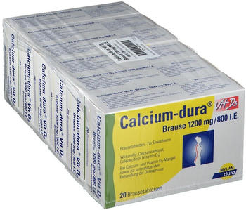 Calcium-dura Vit D3 Brause 1299mg/800 I.E. Brausetabletten (120 Stk.)