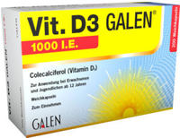 VIT. D3 Galen 1000 I.E. Weichkapseln 200 St