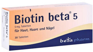 Biotin Beta 5 Tabletten (30 Stk.)