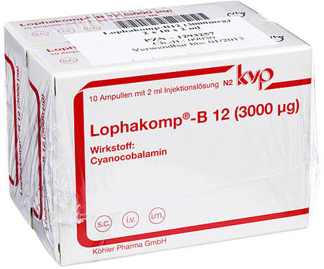 Lophakomp B 12 3000 µg Inj.-lsg. (20 x 2 ml)
