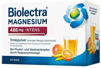 Biolectra Magnesium 486mg intens Trinkpulver 20 Stk.