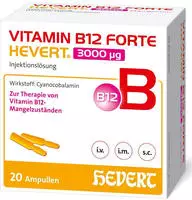 Vitamin B12 Forte Hevert 3000 &micro;g Inj.-lsg.amp. 20X2 ml
