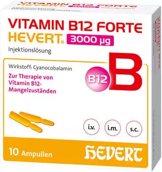 Vitamin B12 Forte Hevert 300&micro;g Injektionsl&ouml;sung Ampullen (10x2ml)