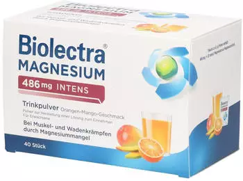 Biolectra Magnesium 486mg intens Trinkpulver 40 Stk.