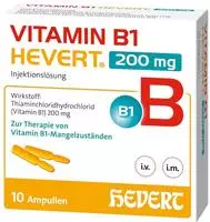 PZN-DE 19831583, Hevert-Arzneimittel Vitamin B1 Hevert 200 mg Injektionsl&ouml;sung