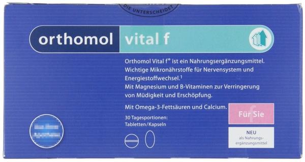 Orthomol Vital F Kombipackung Tabletten & Kapseln (30 Stk.) Test ❤️ Jetzt  ab 41,16 € (April 2022) Testbericht.de