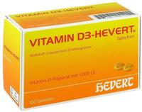 PZN-DE 19448938, Hevert-Arzneimittel Vitamin D3 Hevert 1000 I.e. Tabletten 100...