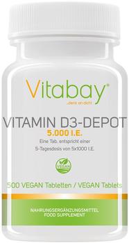 Vitabay Vitamin D3 5.000 IE Tabletten 500 St.