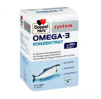 Doppelherz System Omega 3 Konzentrat Kapseln (60 Stk.)