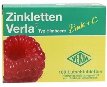 Verla-Pharm Zinkletten Himbeere Lutschtabletten (100 Stk.)