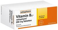 Vitamin B1-ratiopharm&reg; 200 mg Tabletten 100 St