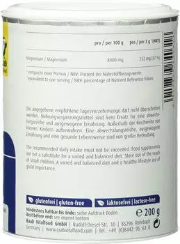 Raab Vitalfood Magnesiumcitrat Pulver (200 g) – Raab Vitalfood Magnesiumcitrat Pulver (200 g) – Ihre Quelle für Vitalität