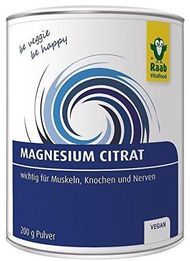 Raab Vitalfood Magnesiumcitrat Pulver (200 g)