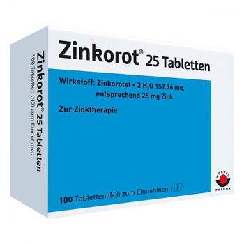Zinkorot 25 Tabletten (100 Stk.)