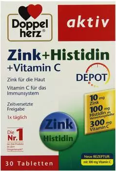Doppelherz aktiv Zink + Histidin Depot Tabletten (30 Stk.)