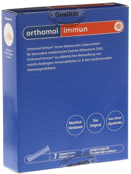 Orthomol Immun Direktgranulat Himbeer/Menthol (7 Stk.)