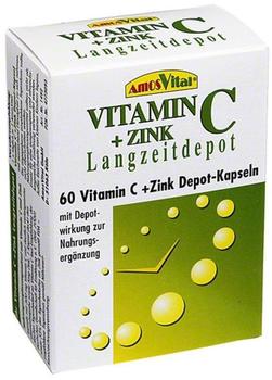 AmosVital Vitamin C + Zink Depot Kapseln (60 Stk.)