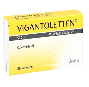 Vigantoletten 500 I.E. Vitamin D3 Tabletten (50 Stk.)