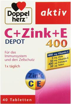 Doppelherz aktiv Vitamin C 400 + Zink + E Depot Tabletten (40 Stk.)