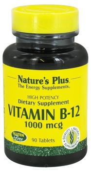 Nature's Plus Vitamin B-12 (Cyanocobalamin) 1000 mcg Tabletten (90 Stk.)
