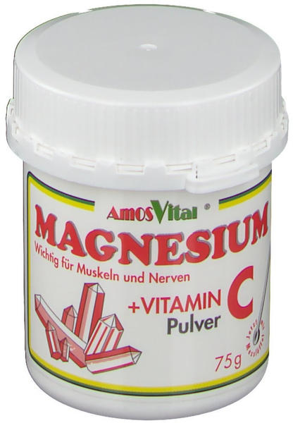 AmosVital Magnesium + Vitamin C Pulver (75 g)